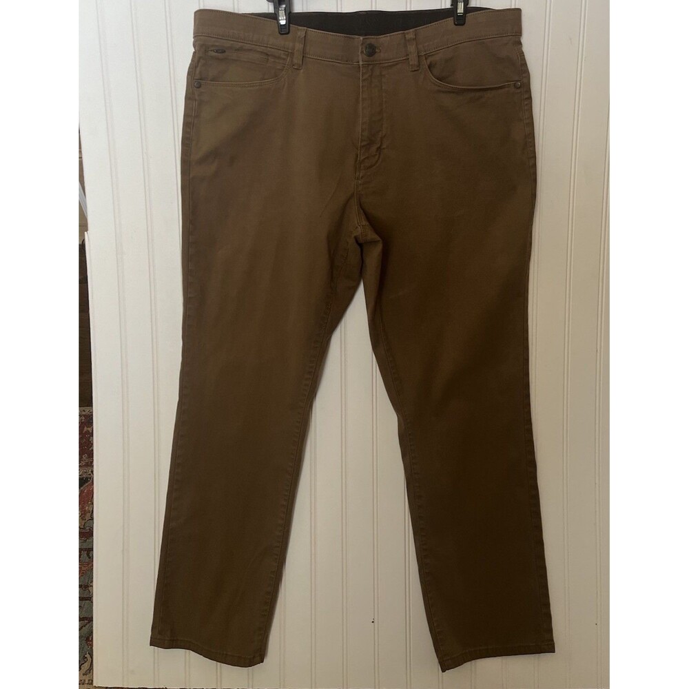 English Laundry Men’s Pants Casual 5-Pocket Jeans Stretch Brown 36”x 28.5”